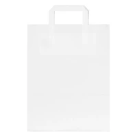 POPPY MINI, Papiertasche, 80 g/m2, Weiss