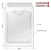 POLY BAG 20 x 30, packing bags, size 20 x 30 cm, 100 pcs, transparent