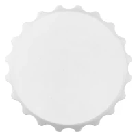 MAGNET CAP, bottle opener with magnet, white
