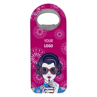 MAGNET BLANCO, bottle opener with magnet, white