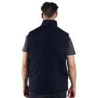 TANKER VEST, ripstop workwear bodywarmer, blue