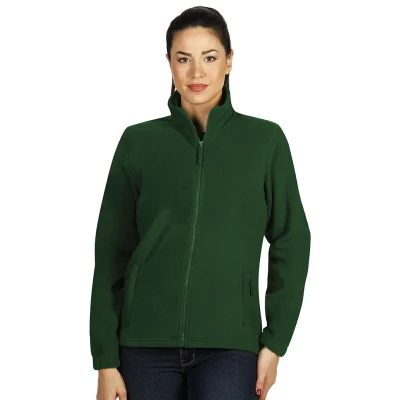 POLARIS LADY, women's polar fleece jacket/sweatshirt, 280 g/m2, green