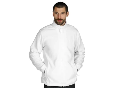 POLARIS, unisex polar fleece sweatshirt, 280 g/m2, white