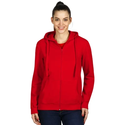 WINNER, Kapuzen-Sweatshirt mit Reissverschluss, 280 g/m2, Rot