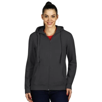 WINNER, Kapuzen-Sweatshirt mit Reissverschluss, 280 g/m2, Dunkelgrau