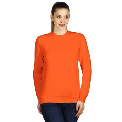 SPRING, unisex sweatshirt, round neck, 280 g/m2, orange