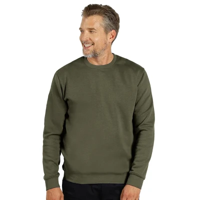 SPRING, unisex sweatshirt, round neck, 280 g/m2, olive