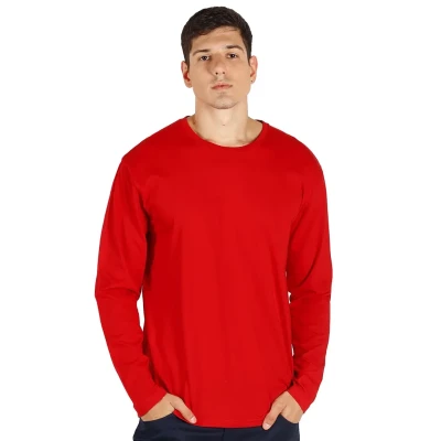 TARGET LSL, Langarmshirt aus Baumwolle, 160 g/m2, Rot