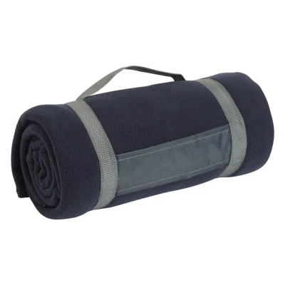 BLANKET, Polar-Fleece-Decke, 220 g/m2, Blau