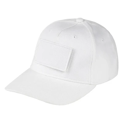 FLAG, Cap mit fünf Panels, Klettverschluss, Weiss