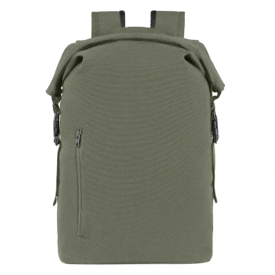ECO QUEST,  Rucksack aus recycelter Baumwolle, 500 g/m2, Olive