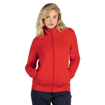 SPINNER, Sweatshirt mit Reißverschluss, 280 g/m2, Rot