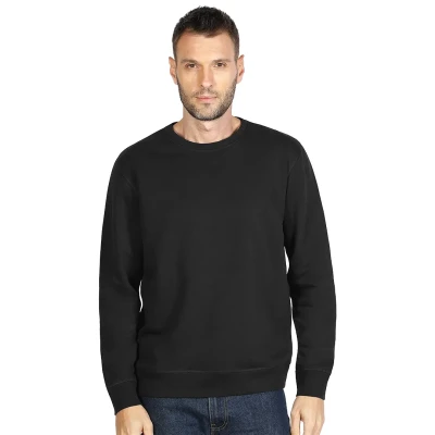 ABSOLUT, organic cotton sweatshirt, 280 g/m2, black