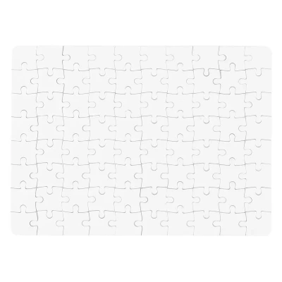 PUZZLE A5-80, Puzzle für Sublimation, 80 Teile, Weiss