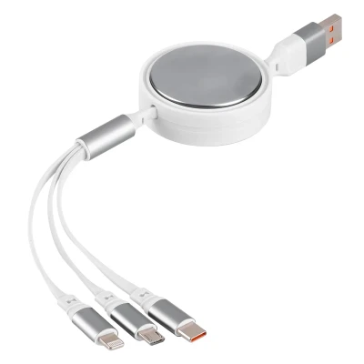 INDUCTOR 60W 6IN1, usb type-c charging and data cable, 6 in 1, 60w, white