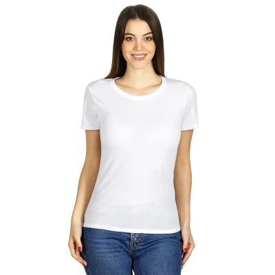 SUBLI LADY, women's t-shirt, suitable for sublimation, 160 g/m2, white