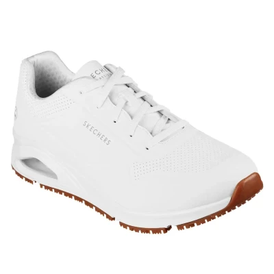 UNO SR, women`s low cut work sneakers with esd function, o1 fo src esd, white