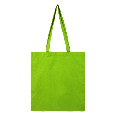 NATURELLA COLOR 130, Tasche aus Baumwolle, 130 g/m2, Lime-Grün