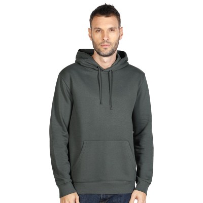 ABSOLUT HOODY, organic cotton hooded sweatshirt, 280 g/m2, dark gray