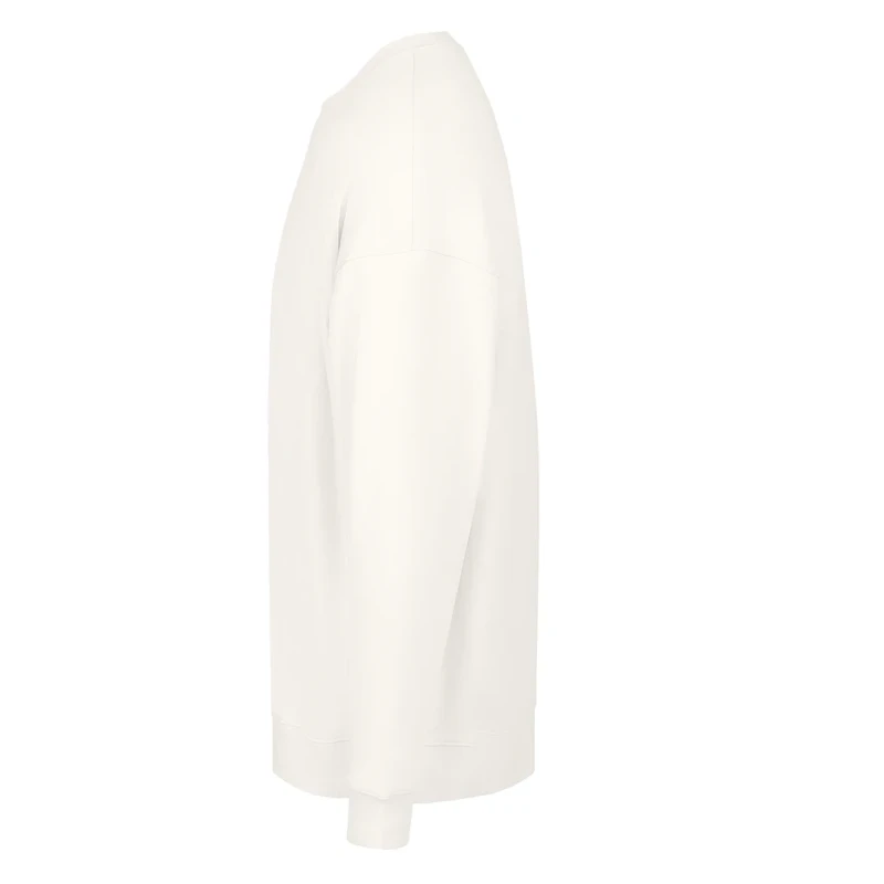 BIG, unisex oversize crew neck organic cotton sweatshirt, 300 g/m2, off white