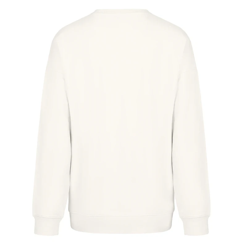 BIG, unisex oversize crew neck organic cotton sweatshirt, 300 g/m2, off white