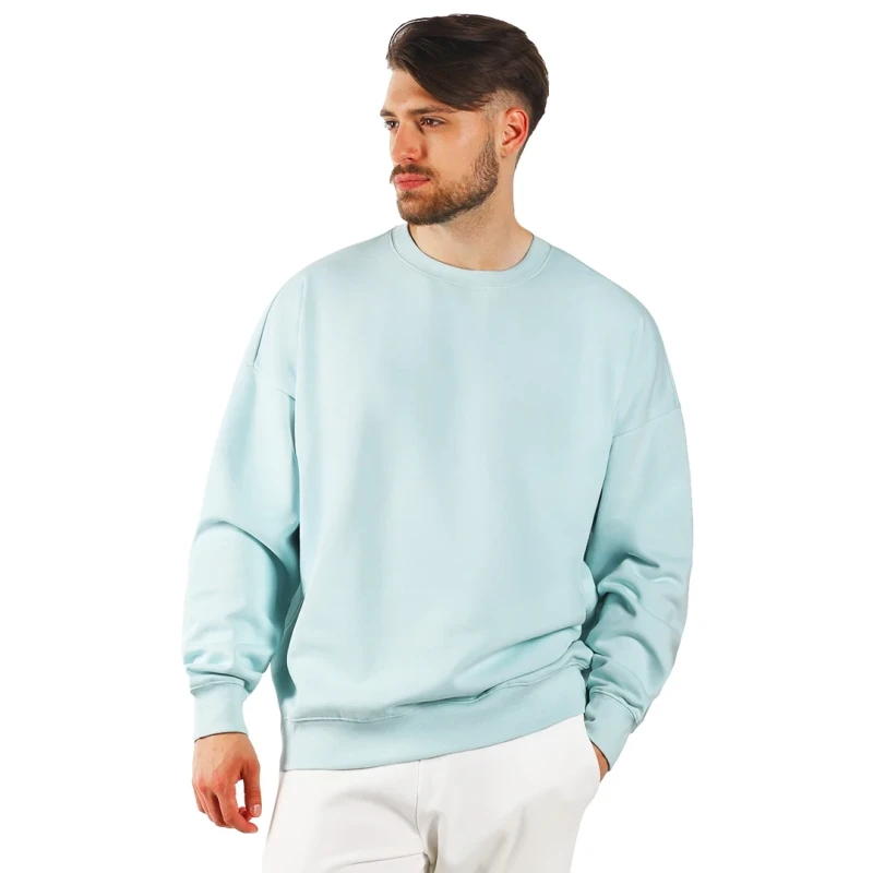 BIG, Weites Sweatshirt aus Bio-Baumwolle, 300 g/m2, Mint