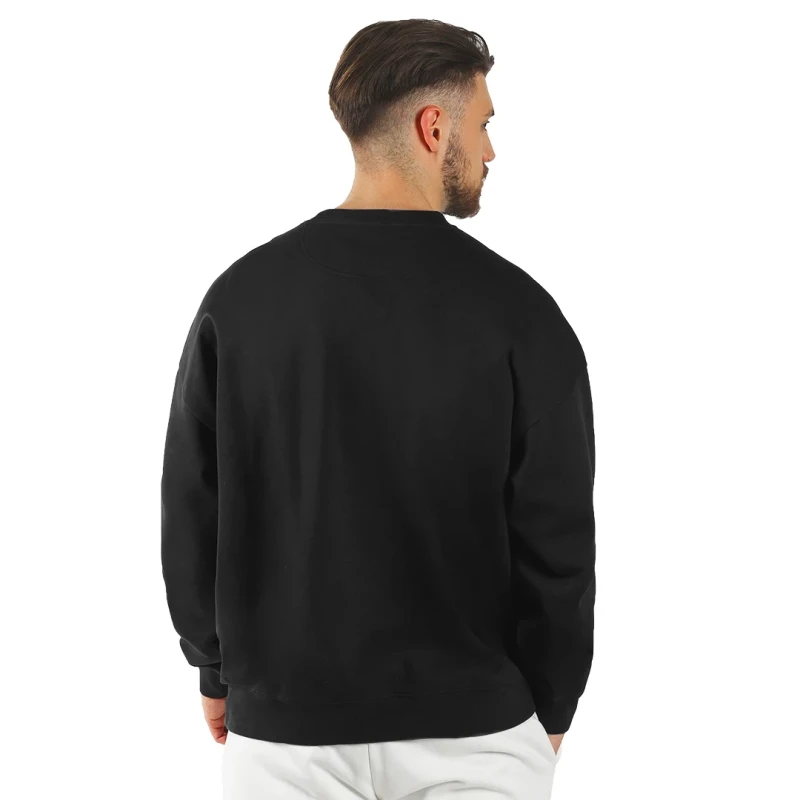 BIG, Weites Sweatshirt aus Bio-Baumwolle, 300 g/m2, Schwarz