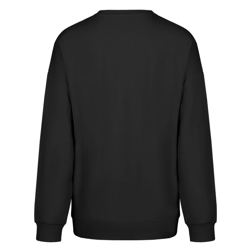 BIG, Weites Sweatshirt aus Bio-Baumwolle, 300 g/m2, Schwarz