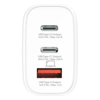 POWER CHARGER 65W PD EU, Wandladegerät, 65W, Weiss