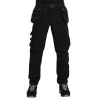 PERFORMANCE PLUS, Arbeitshosen mit Elasthan, Schwarz