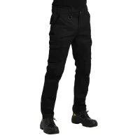 FORCE PANTS, Arbeitshosen mit Elasthan, Schwarz
