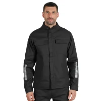 FORCE JACKET, Arbeitsjacke mit Elasthan, Dunkelgrau