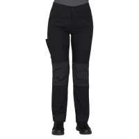 ROVER WOMEN, Damen-Arbeitshosen mit Elasthan, Schwarz