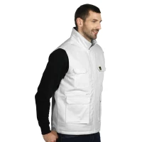 CRAFT VEST II, Arbeitsweste, Weiss