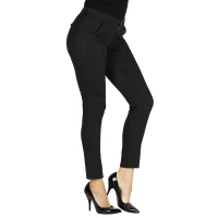CHINO LADY, Damen-Hose, Schwarz