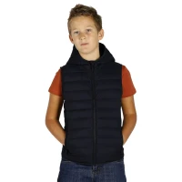 LIBERTY HOOD VEST KID, Kinder-Weste mit Kapuze, Blau