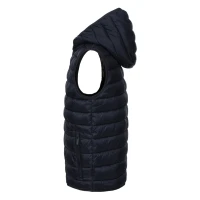 LIBERTY HOOD VEST KID, Kinder-Weste mit Kapuze, Blau