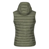 LIBERTY HOOD VEST WOMEN, Damen-Weste mit Kapuze, Olive
