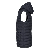 LIBERTY HOOD VEST WOMEN, Damen-Weste mit Kapuze, Blau