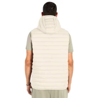 LIBERTY HOOD VEST MEN, Weste mit Kapuze, Weiss gebrochen