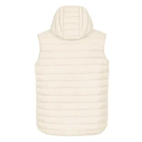 LIBERTY HOOD VEST MEN, Weste mit Kapuze, Weiss gebrochen
