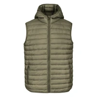 LIBERTY HOOD VEST MEN, Weste mit Kapuze, Olive