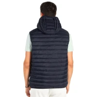 LIBERTY HOOD VEST MEN, Weste mit Kapuze, Blau