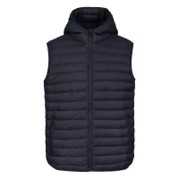 LIBERTY HOOD VEST MEN, Weste mit Kapuze, Blau