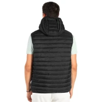 LIBERTY HOOD VEST MEN, Weste mit Kapuze, Schwarz