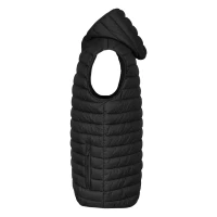 LIBERTY HOOD VEST MEN, Weste mit Kapuze, Schwarz