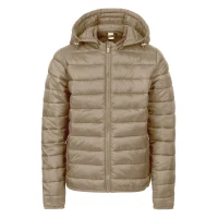 LIBERTY JACKET KID, Kinderjacke mit Kapuze, Hellbraun Braun
