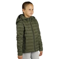 LIBERTY JACKET KID, Kinderjacke mit Kapuze, Olive