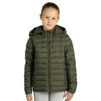 LIBERTY JACKET KID, Kinderjacke mit Kapuze, Olive