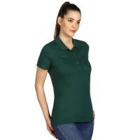 UNA, Damen-Poloshirt, 180 g/m2, Grün
